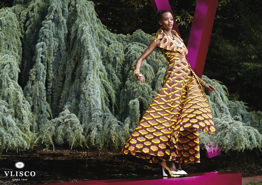 Vlisco's woven wisdom, fascinating features in textiles and nature are examined and given a bold new interpretation