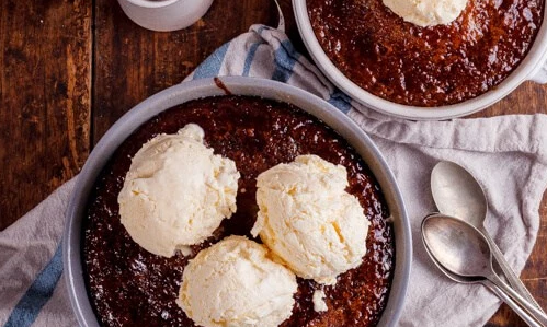 South African malva pudding -dessert