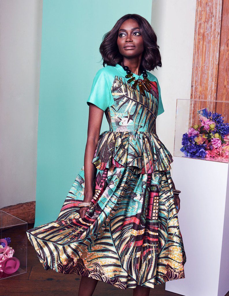 Vlisco's stone collection - Designed By Dauvia Nijenhuis