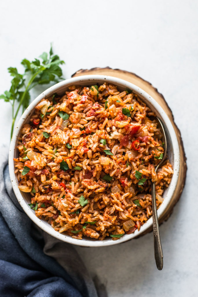 9 Unconventional Jollof Rice recipes for World Jollof Rice Day 3 Vegan Jollof Rice