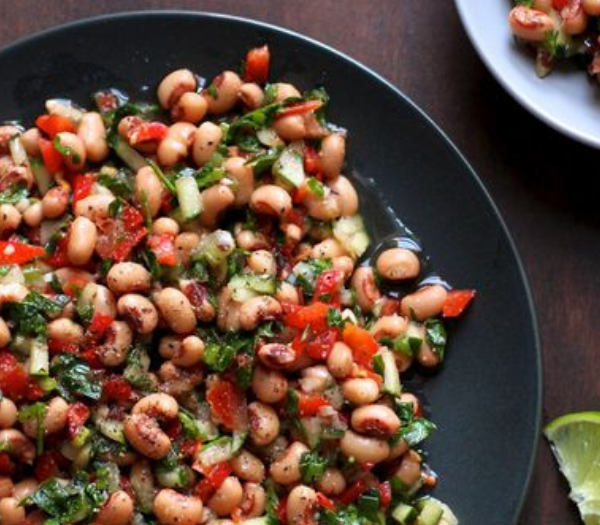 Senegalese Black-Eyed Pea Salad By The Bittern World