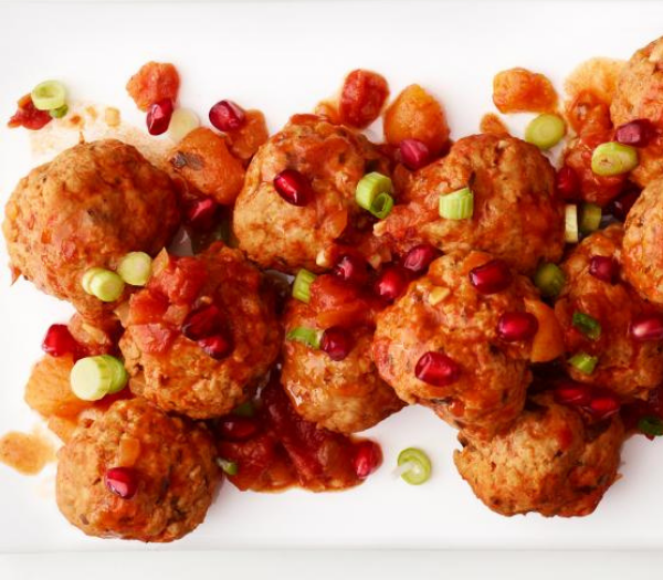 Slow-Cooker Moroccan Turkey Meatballs By Food Network