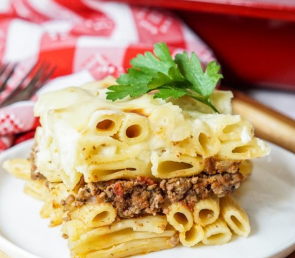 Macarona Bechamel (Egyptian Baked Pasta) By Tara's Multicultural Table