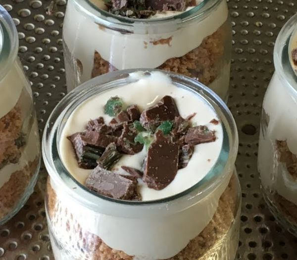 Peppermint Crisp Tart - Mini Caramel Desserts (South African dessert) By Bake With Gen