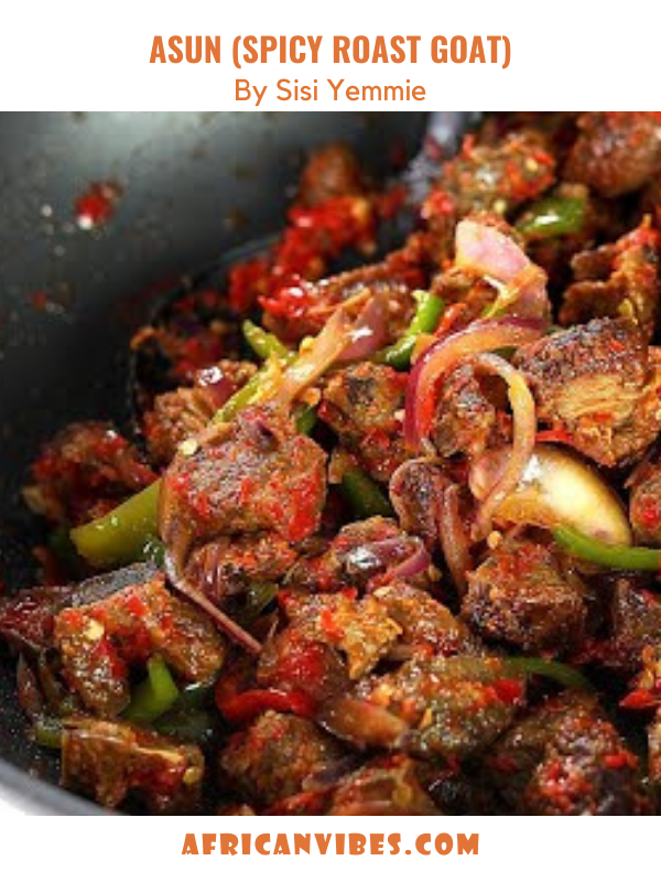 Asun (Spicy Roast Goat) By Sisi Yemmie
