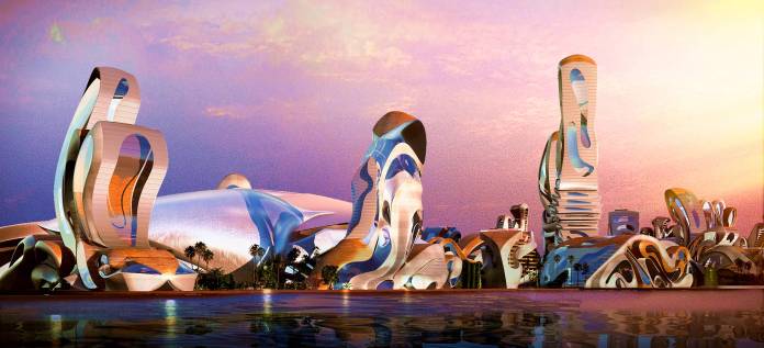 Akon city architectural impression 