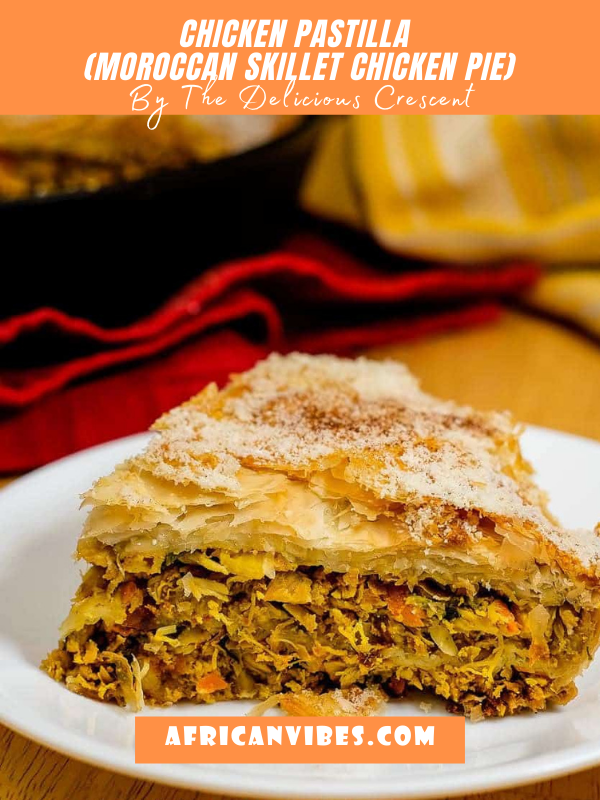 Chicken Pastilla (Moroccan Skillet Chicken Pie) By The Delicious Crescent