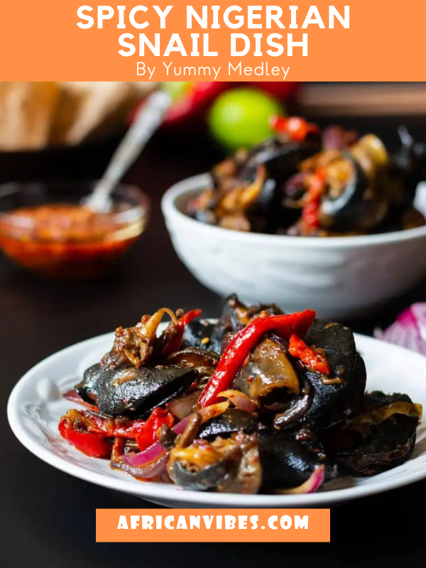 Spicy Nigerian Snail Dish By Yummy Medley