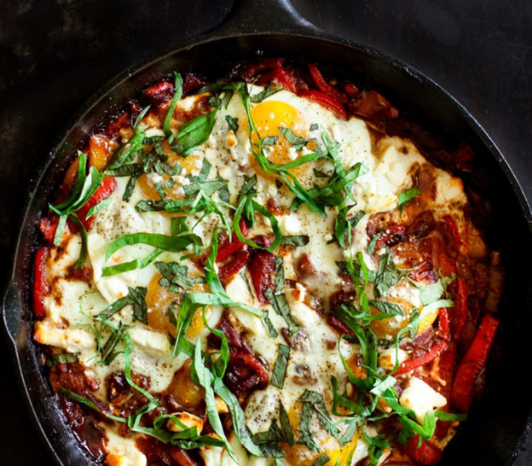 North African Shakshuka - Baked Egg Dish