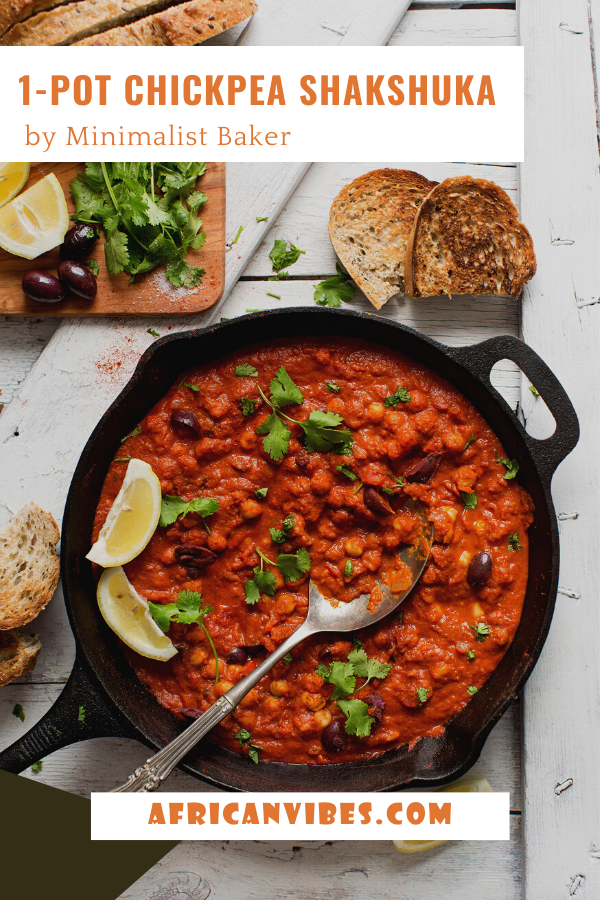 1-Pot Chickpea Shakshuka by Minimalist Baker