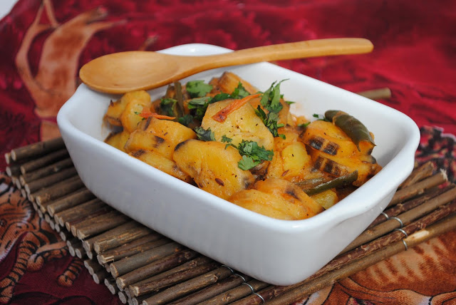 Kenyan Matoke (Plantain Banana Stew) 1 matoke