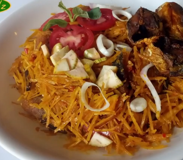 Stir Fried Abacha - African Salad By Dee's Mealz