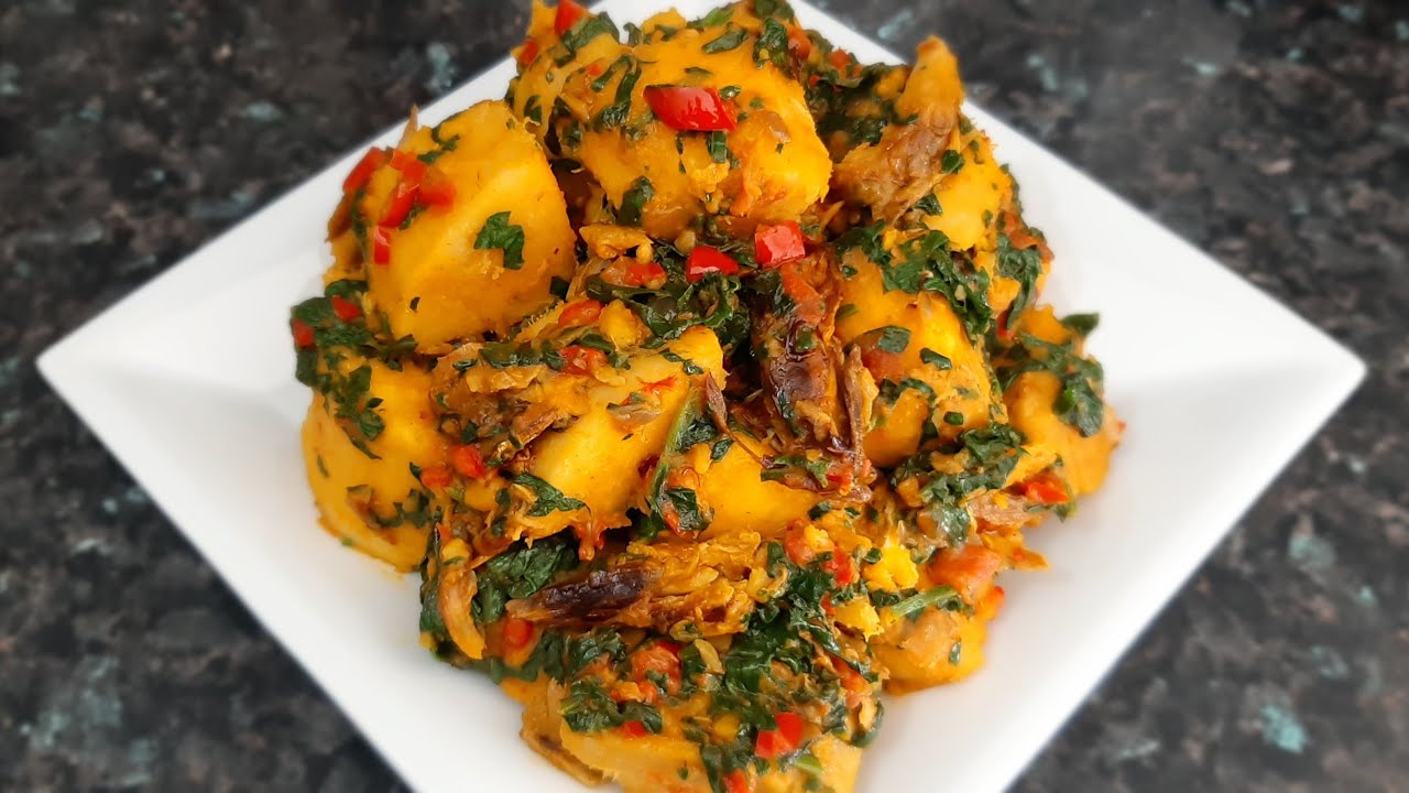 Nigerian Yam Porridge In 10 Minutes by NosagirlTV 1 yam3