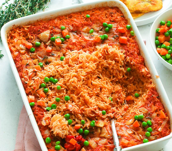 Baked Jollof Rice Recipe By African Bites