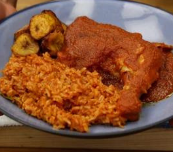 Nigerian Jollof Rice and Chicken Stew By Chef Kwame