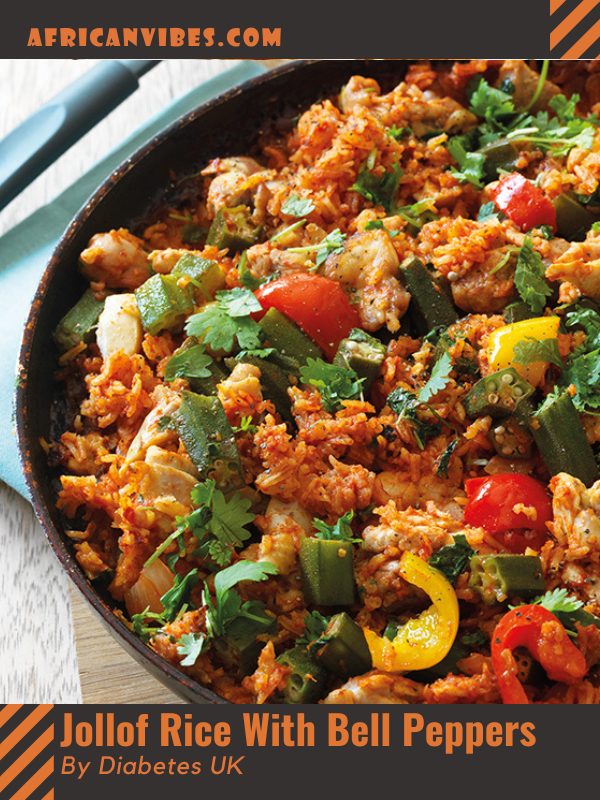 Jollof Rice With Bell Peppers By Diabetes UK