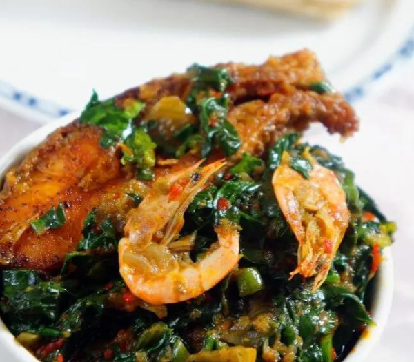 Efo Riro Yoruba Vegetable Soup Using Fried Tilapia By Yummy Medley