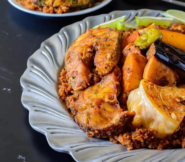 Thieboudienne: Senegalese Jollof Rice and Fish By Yummy Medley