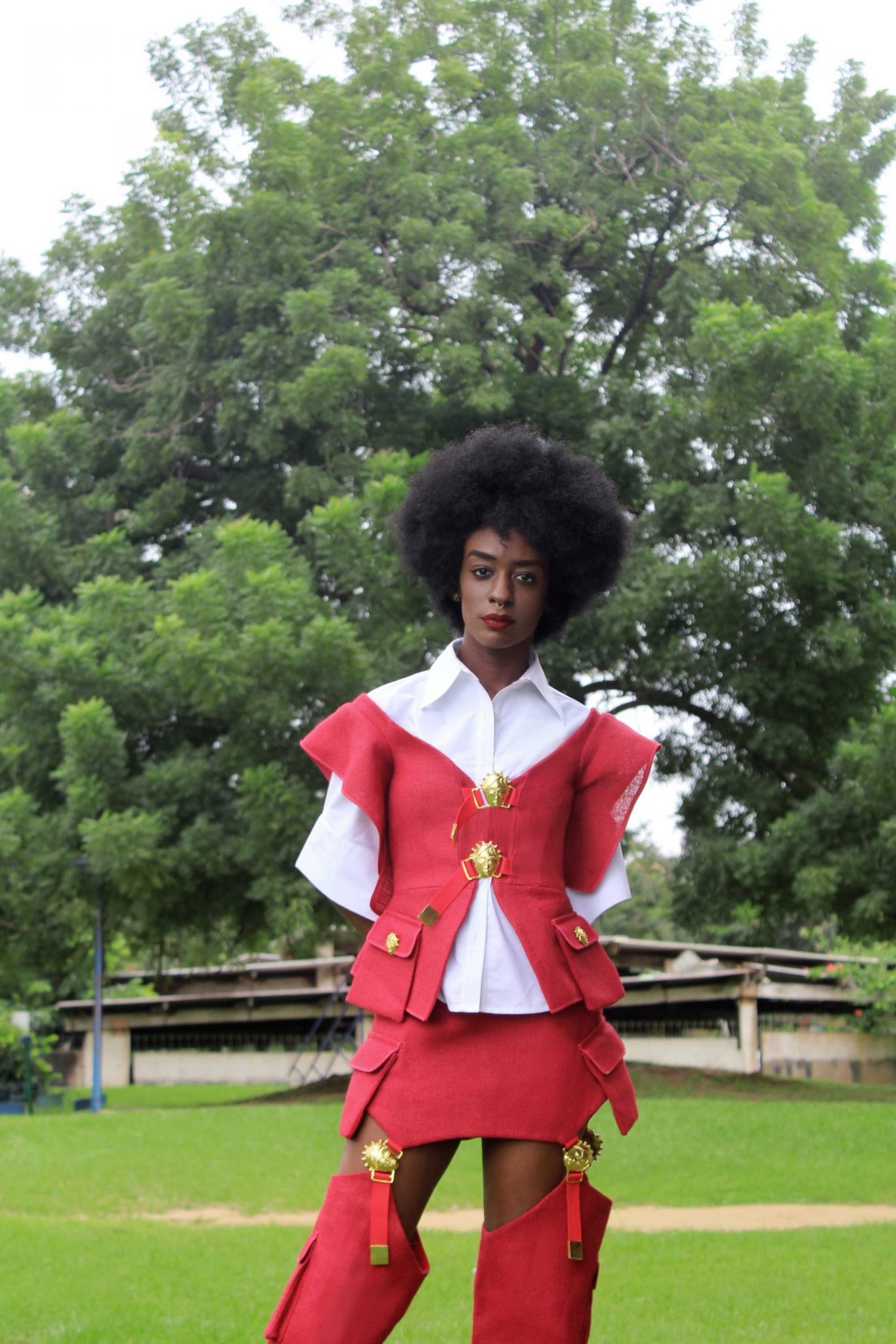 Cutting-edge fashion by the African designer Loza Maléombho