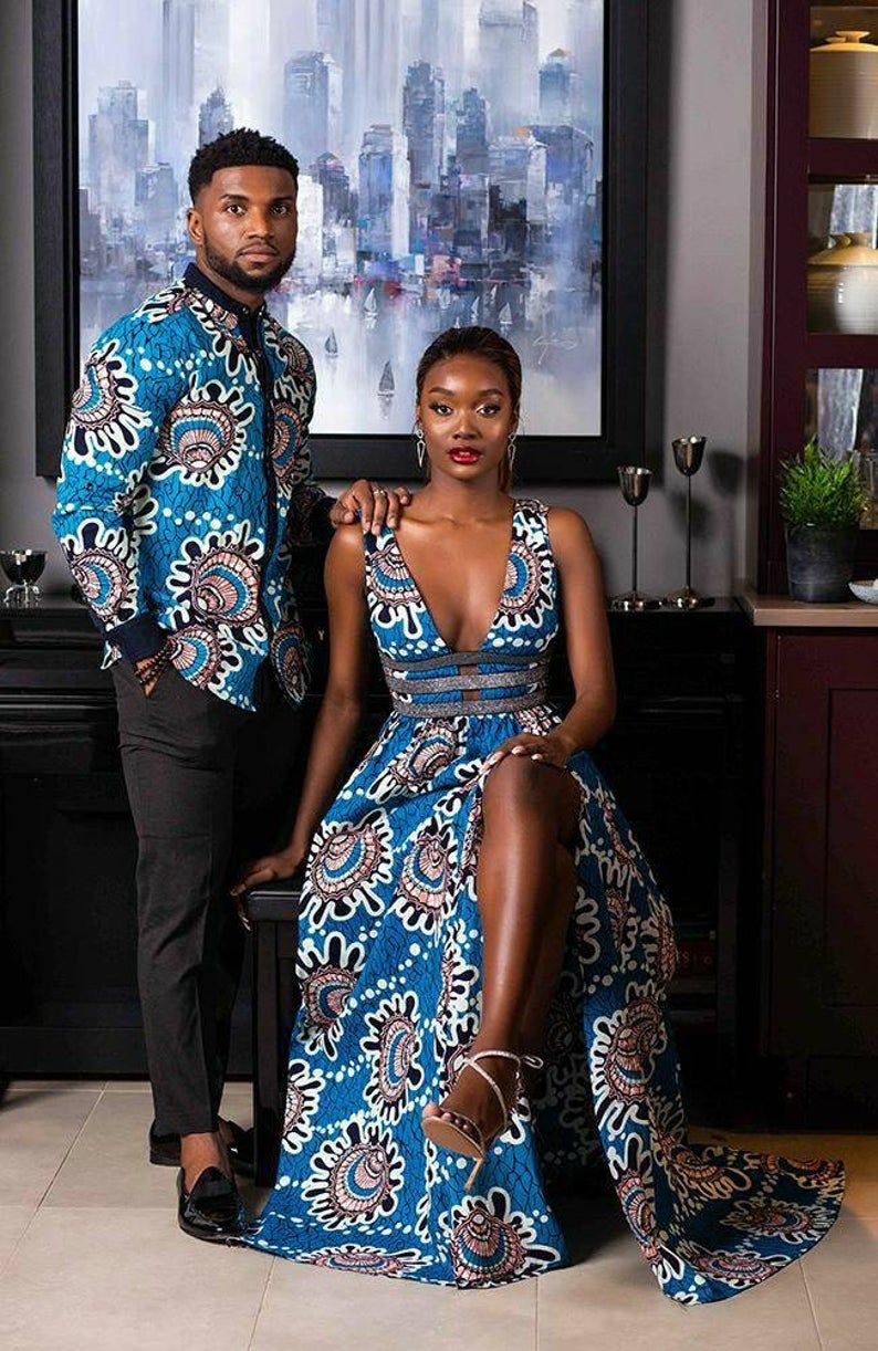 African Couples Matching Outfitscouples Matching Outfits 