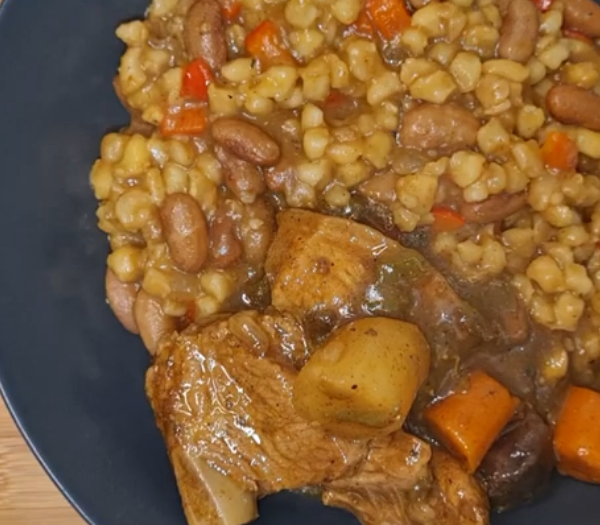 Umngqushu Samp And Pork Portjies By Cooking with Xolie