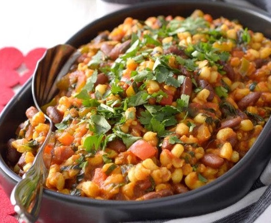 Hearty Curried Samp and Beans by All 4 Women 1 Curried Samp and Beans recipe
