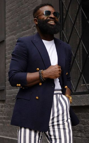 30 Black Men Style Ideas From Instagram 142 animal print pants paired with a plain jacket