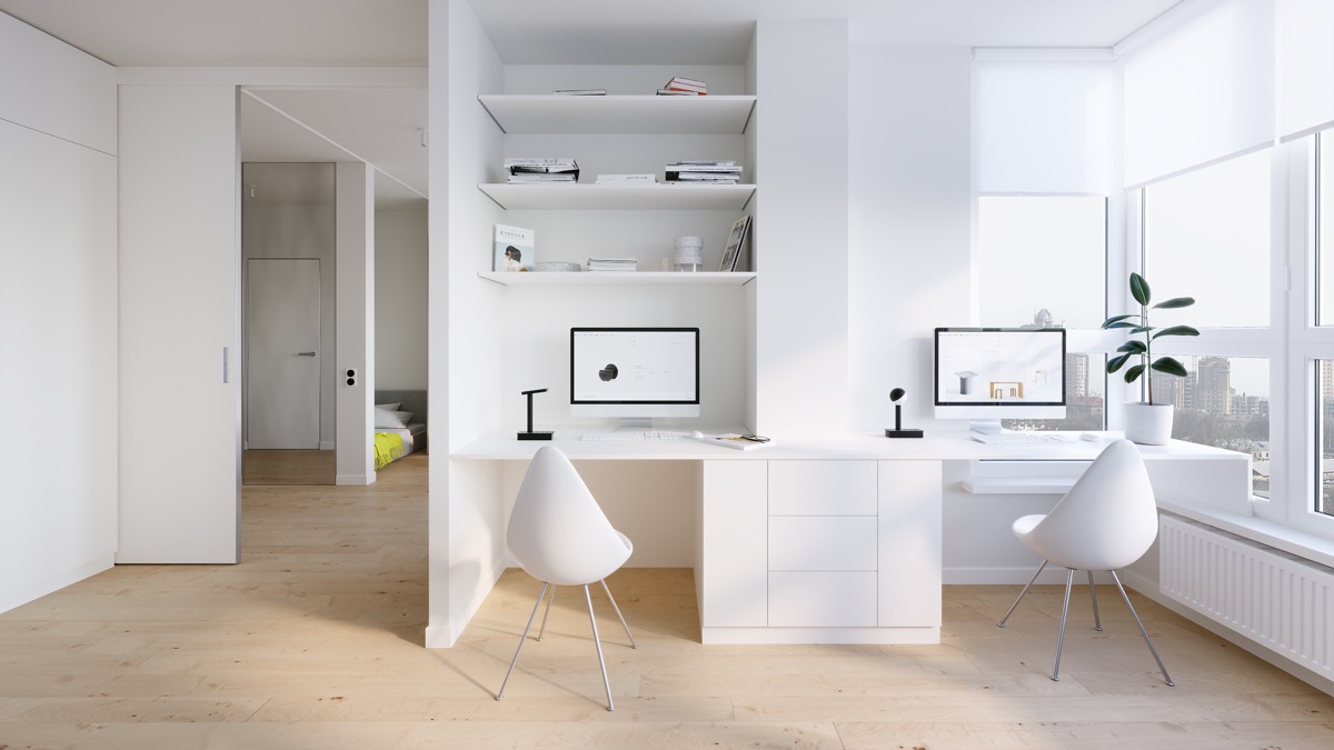 vertical space home office