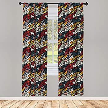 Afrocentric Window Curtains Home Decor