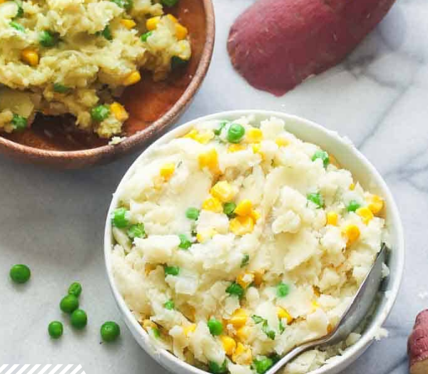Irio (Mashed Sweet Potato Recipe with Peas and Corn) by African Bites