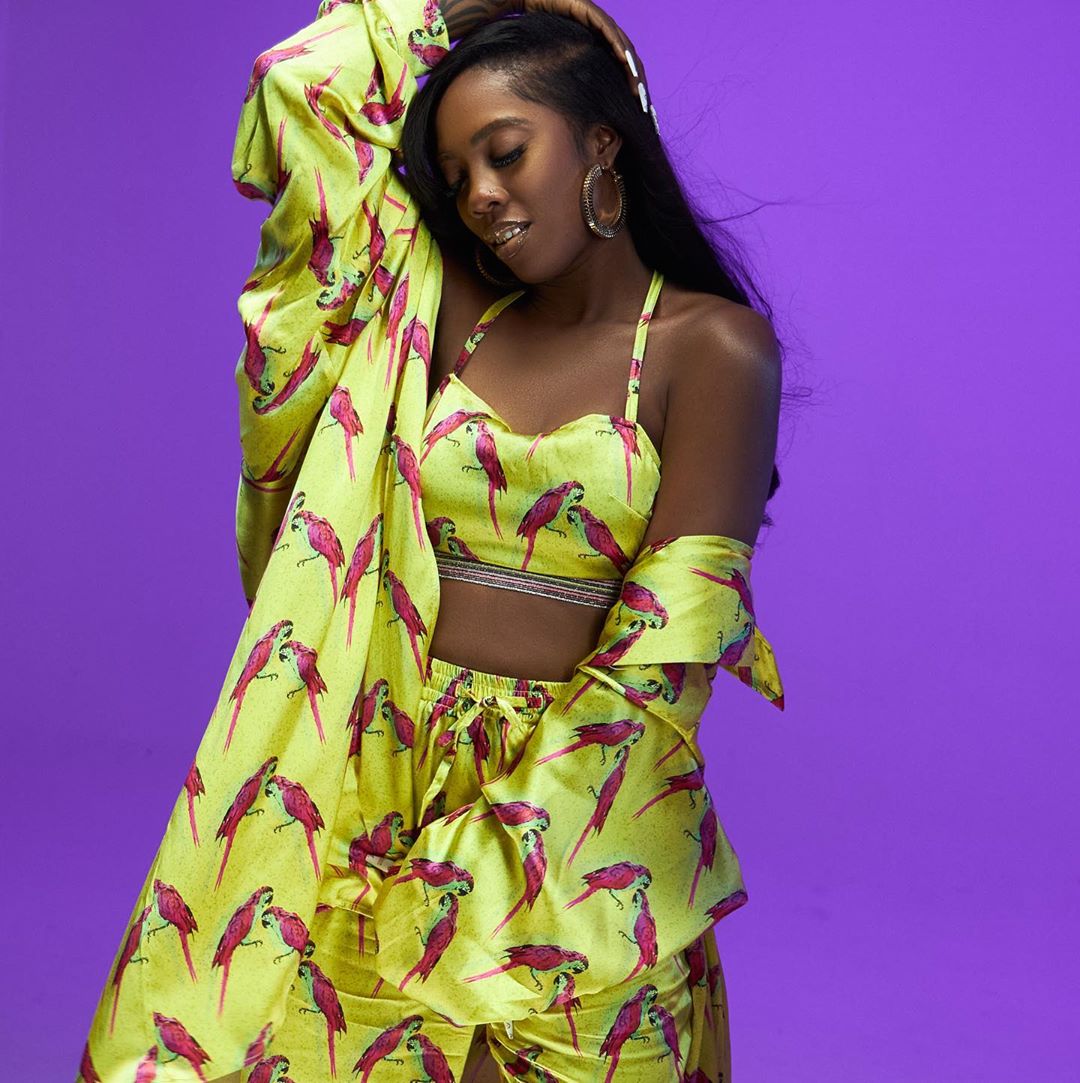 Iconic look from Tiwa Savage