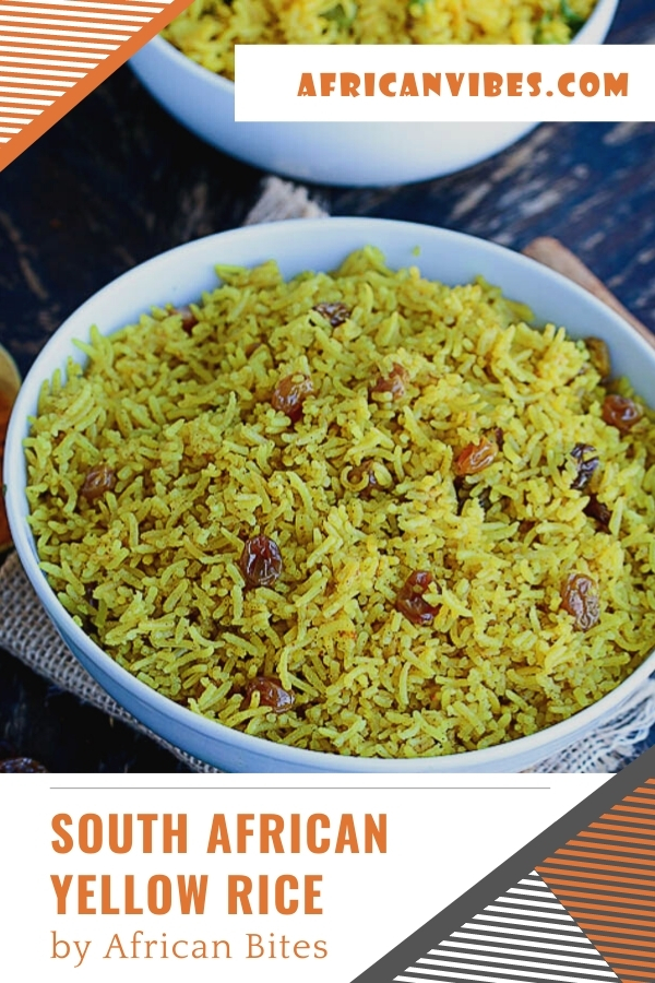 South African Yellow Rice by African Bites 1 South African Yellow Rice by African Bites