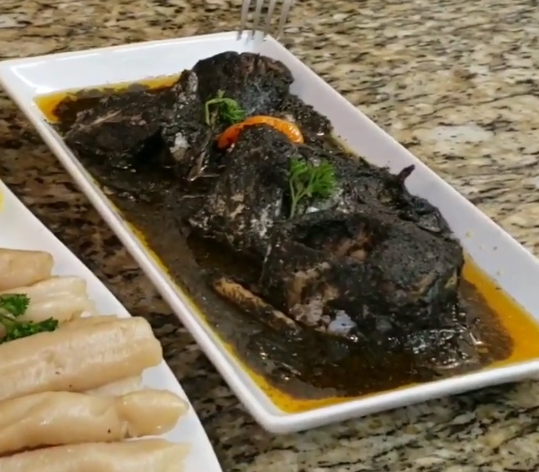 Mbongo Tchobi (West African Black Spicy Stew) By Lapiros Kitchen