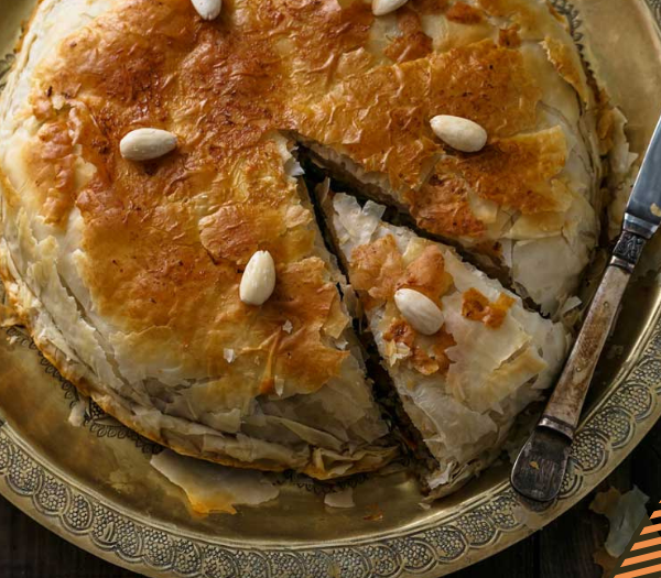 B’Stilla (Moroccan Chicken Pie) by Burma Spice