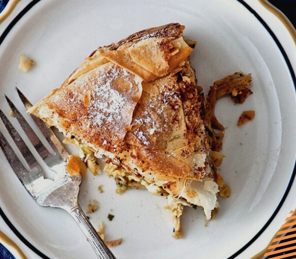 Moroccan Pigeon Pie (B’stilla) by Saveur