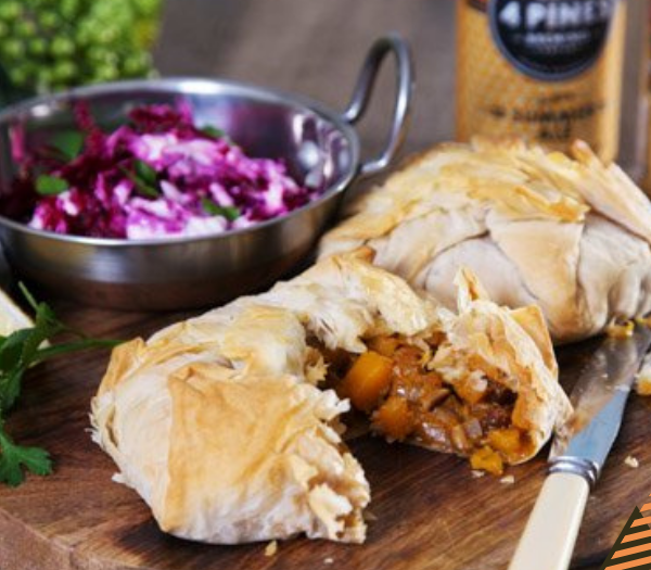 Moroccan Spiced Pumpkin B'Stilla with Beetroot & Yoghurt By You Plate It