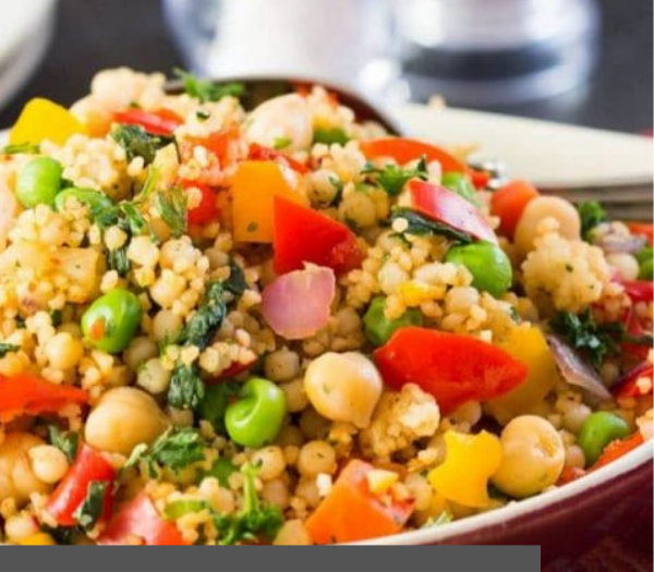 Moroccan Spiced Vegetable Couscous by Erren's Kitchen