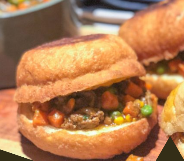Vetkoek w/ Cape Malay Minced Beef Curry By Bespoke Lifestyle