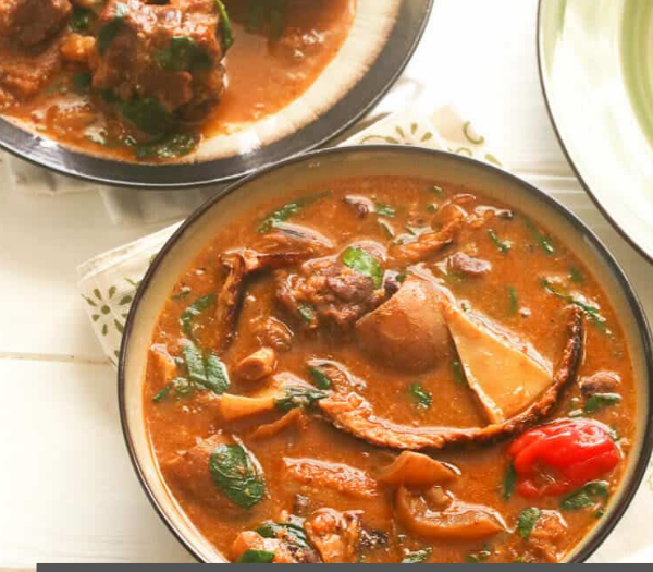 Ogbono Soup and Pounded Yam By African Bites