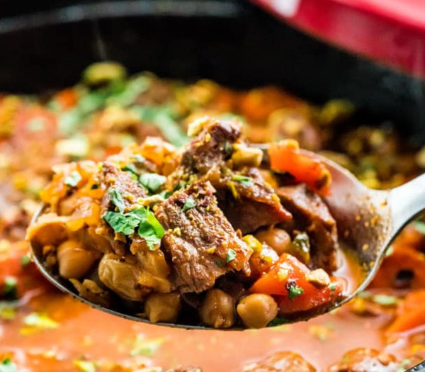 Lamb and Chickpea Tagine By JoCooks