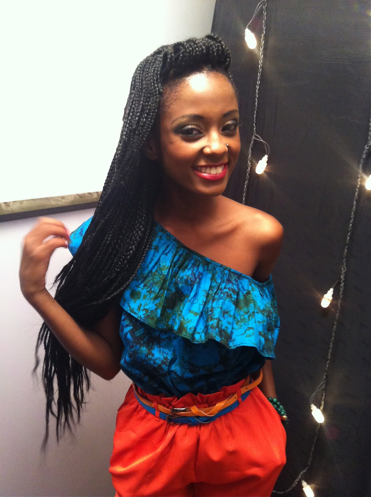 Vanessa Mdee's Batik top