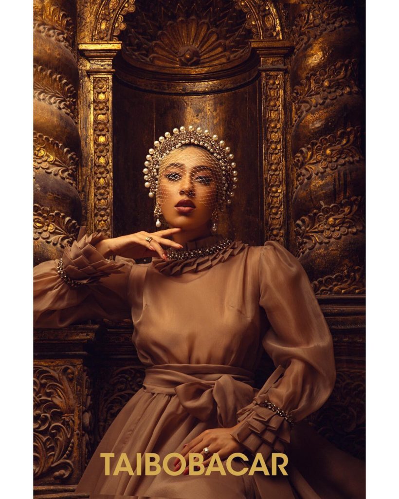 Sarah Langa rocking a Taibo Bacar creation