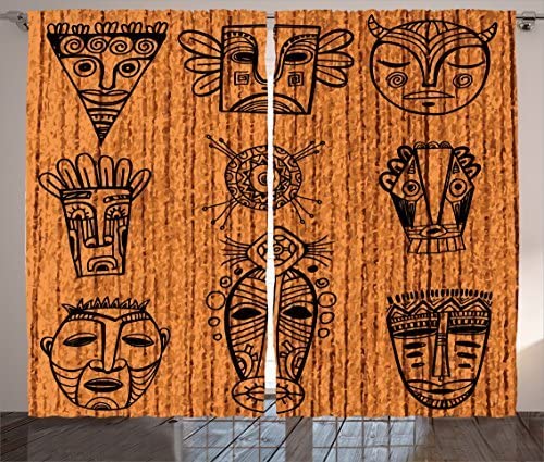 10 Beautiful African Arts That Can Be Purchased For Under $100 9 The Ambesonne Curtains