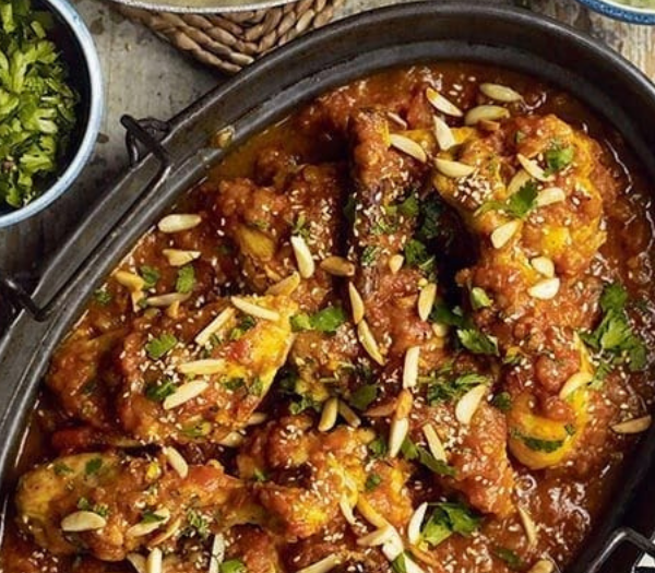North African Chicken With Honey & Saffron By Delicious Magazine