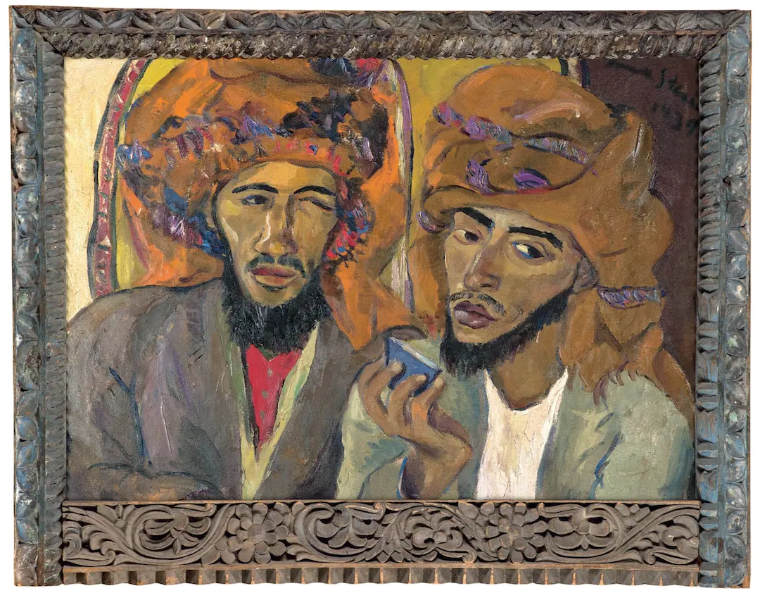 Two Arabs (1939), African painting