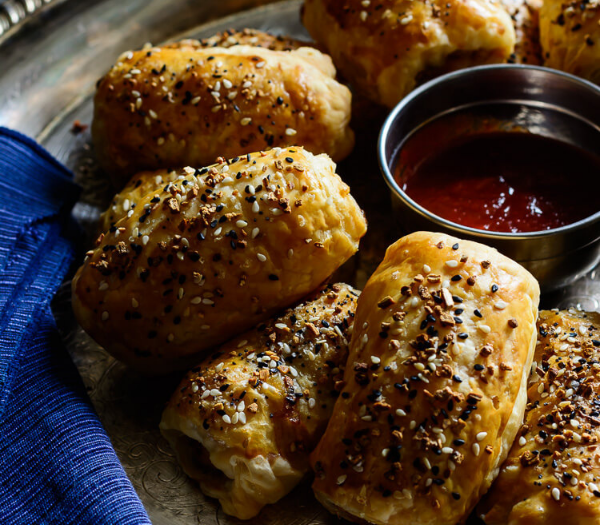 Nigerian Sausage Rolls with Chicken and Pancetta Filling By Yummy Medley