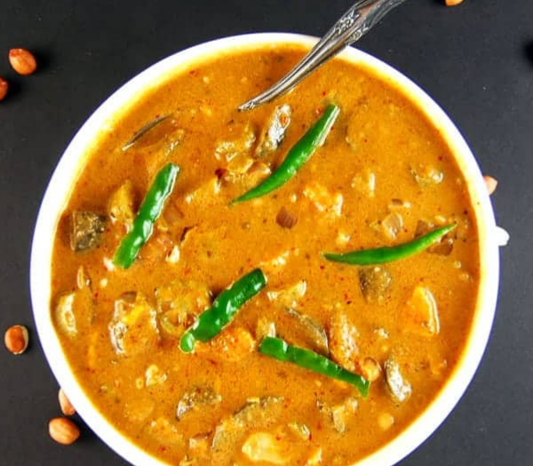 Vegan African Peanut Stew with Eggplant and Okra By Holy Cow Vegan