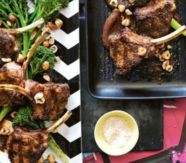Moroccan Lamb Cutlets with Broccolin By Delicious