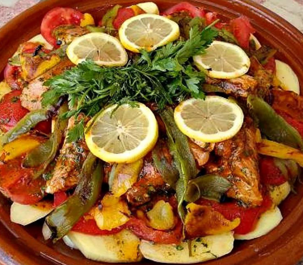Moroccan Fish Tagine (Mqualli) By The Spruce Eats
