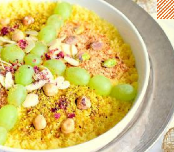 Tunisian Masfouf(Sweet Fine Couscous) By Treats Homemade